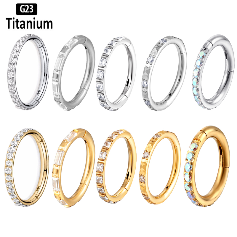 Body Piercing Quality Jewelry - ASTM F136 Titanium Earrings High Quality