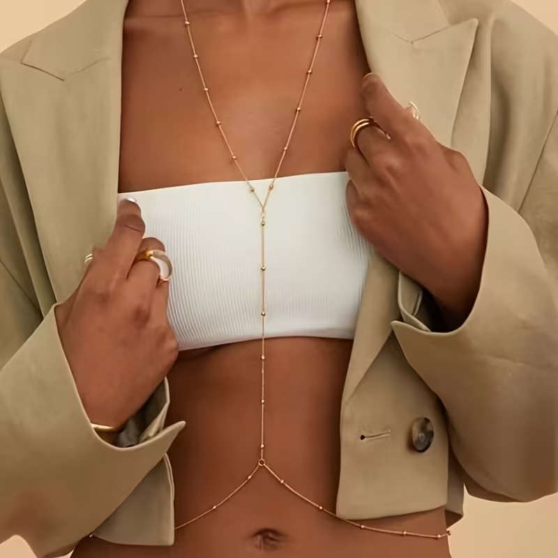 Body Jewelry For Women - Fashion Simple Bead Chain Bohemian Women's