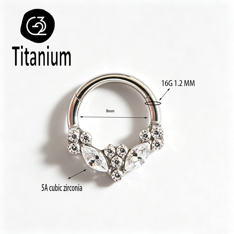 Body Piercing Quality Jewelry - ASTM F136 Titanium High Quality Plane