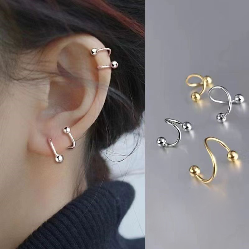 Body Jewelry Nose Studs - Women's Spiral Earrings Piercing Jewelry Multi-Use