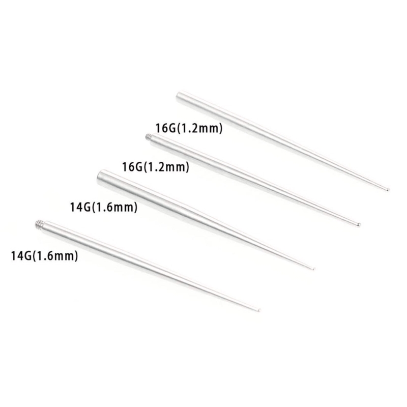 Body Jewelry Kit - Steel Cone Insertion Pin Rod for