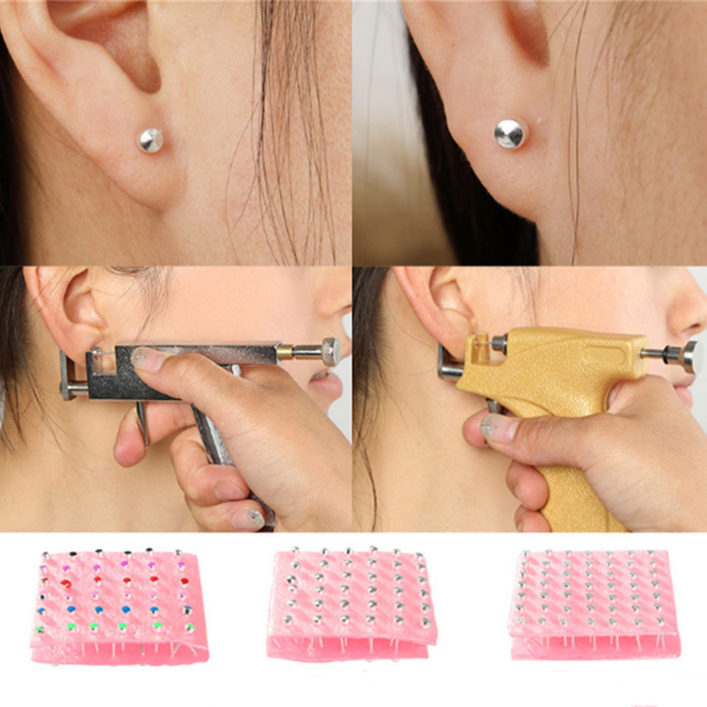Body Jewelry Kit - 98/24Pcs Ear Piercing Special Ear Studs