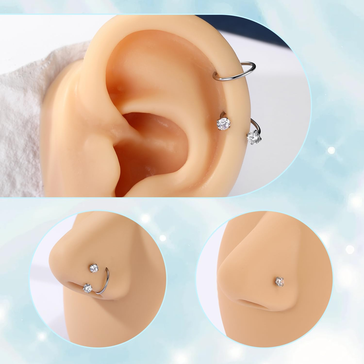 Horseshoe G23 Titanium Nose Ri - Rook Curved Barbell review and price