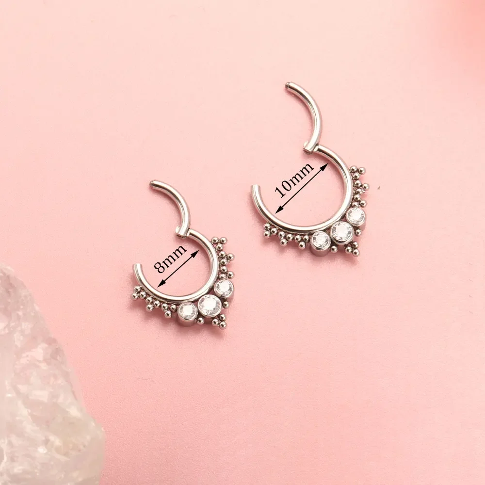 ASTM F136 Titanium Clicker Hig - Body Piercing Quality Jewelry review and price