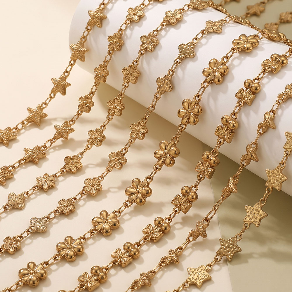 1Meter Stainless Steel Flower  - Body Jewelry Chains review and price