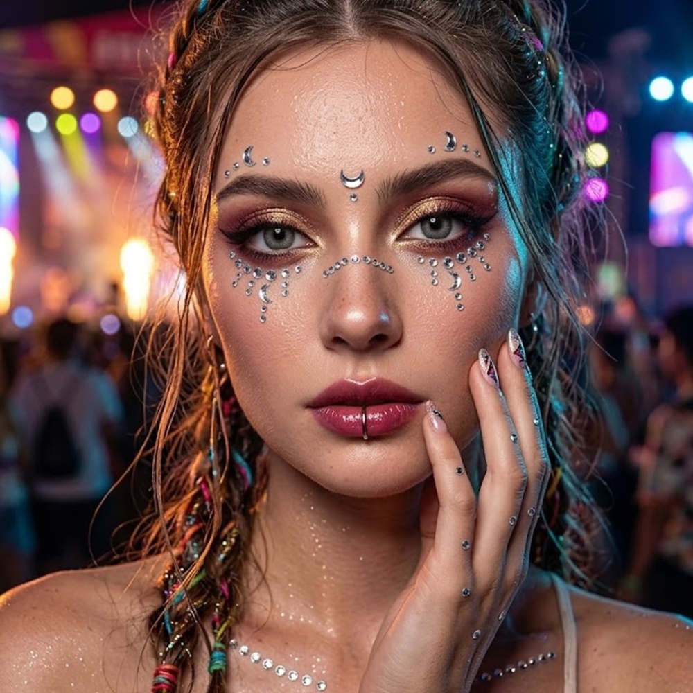 Fake Piercings Balls Stick on  - Body Jewelry Nose Studs review and price