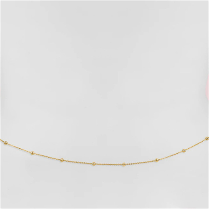 Girls Simple Beaded Belly Chai - Body Jewelry For Women review and price