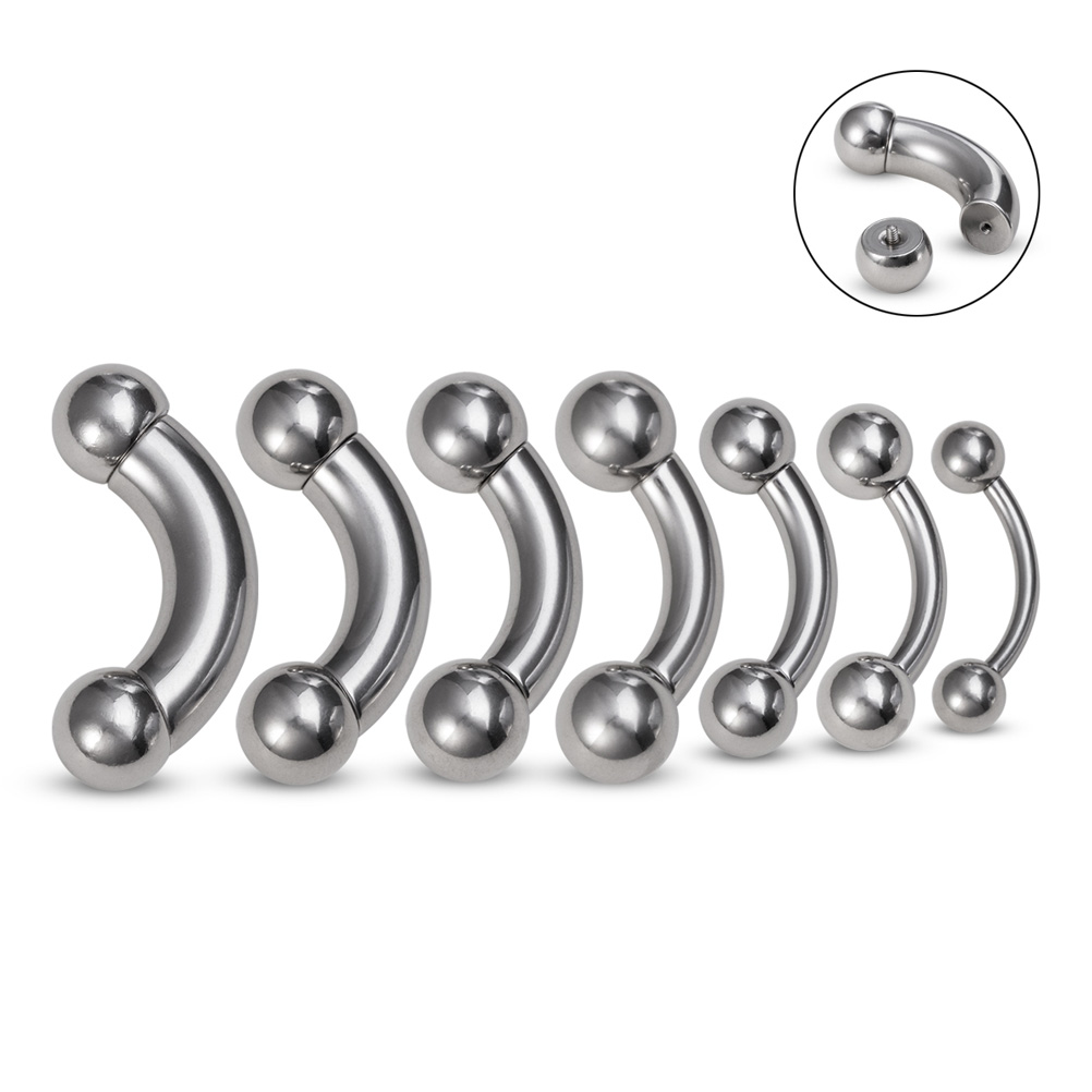 1pc Big Size Genital Curved Ba - Nipple Bar Curved review and price