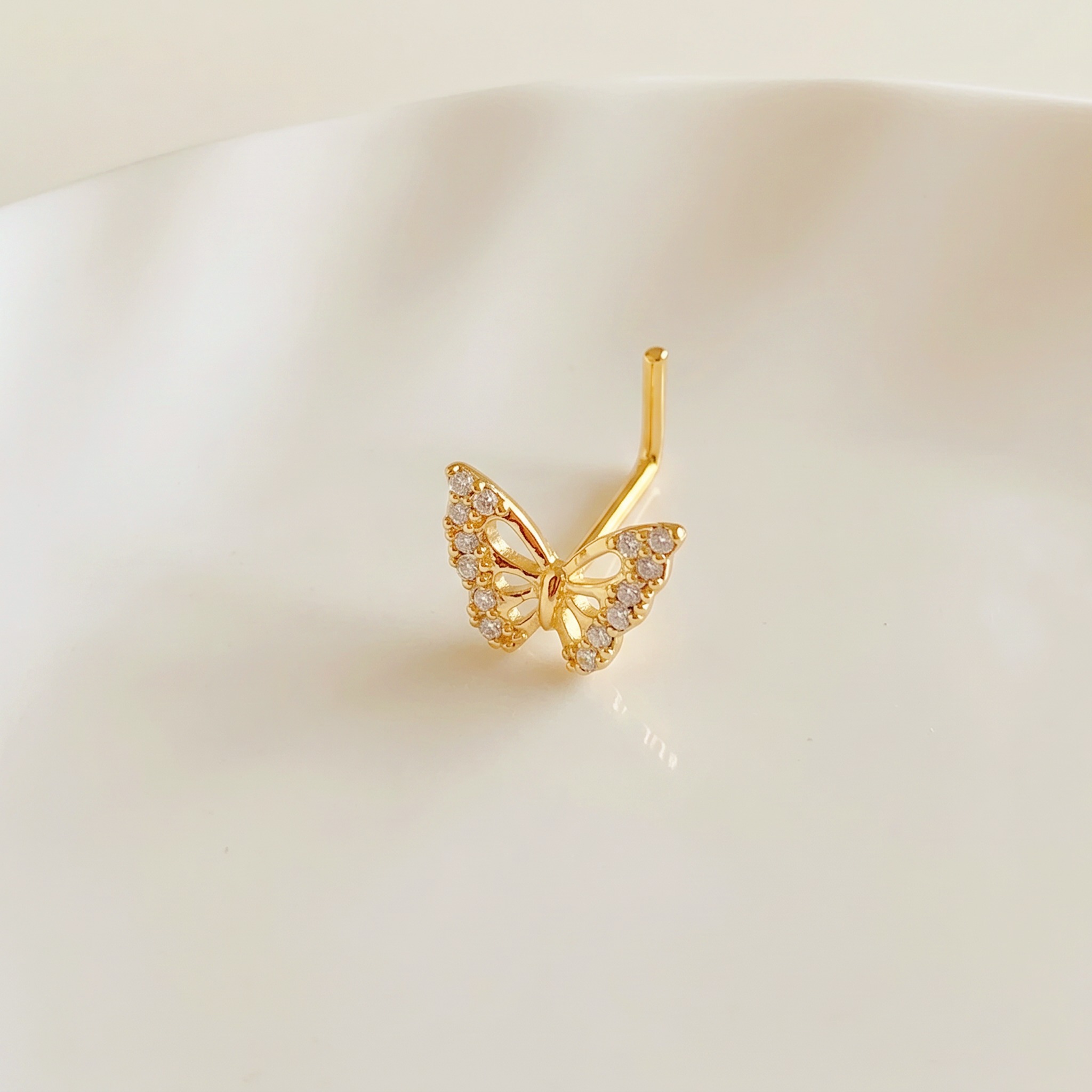 1Pc Y2K Western French Hollow  - Body Jewelry Nose Studs review and price