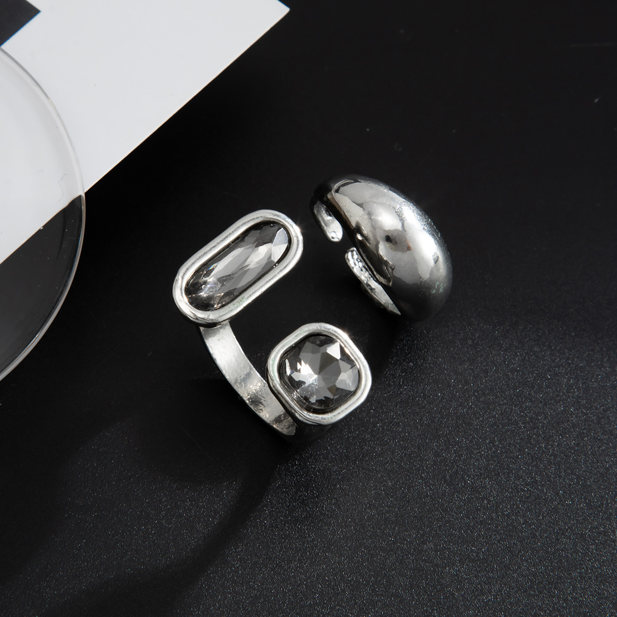2pcs Personalized Black Acryli - Body Jewelry Diamond review and price