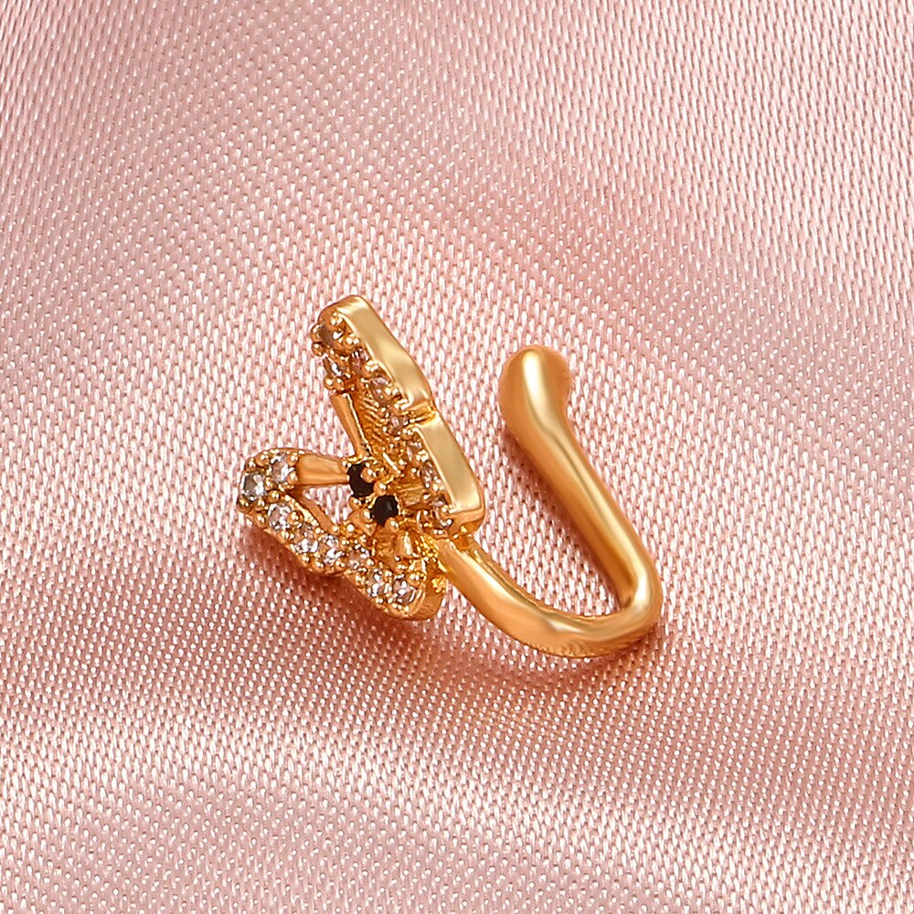 1pcs Imitation Nose Ring Suita - Body Jewelry Nose Studs review and price