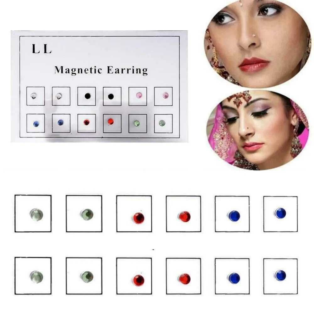 12PCS/Card Fake Cheater Non Pi - Body Jewelry Nose Studs review and price