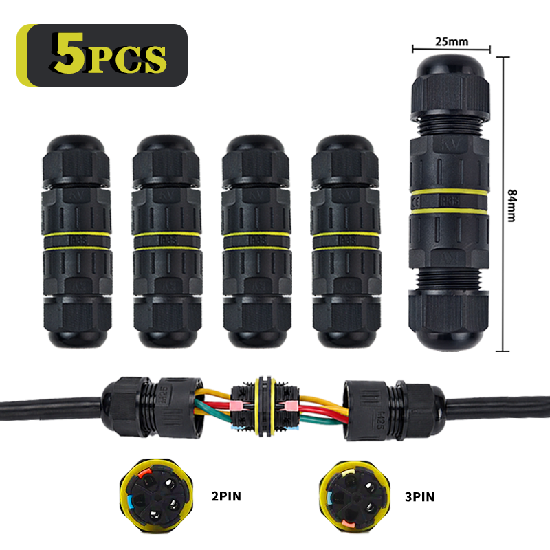 5PCS IP68 Waterproof Quick Wir - Threadless Push Pin review and price