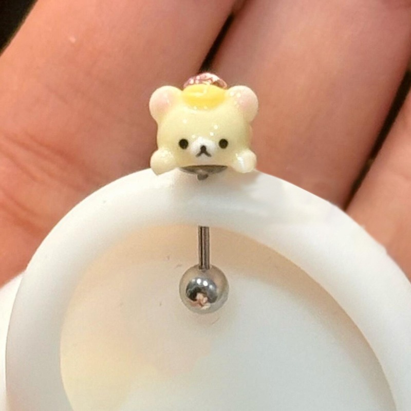 Kawaii Rilakkuma Stud Earrings - Body Jewelry Kit review and price
