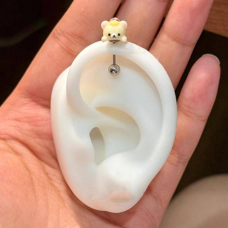 Kawaii Rilakkuma Stud Earrings - Body Jewelry Kit review and price