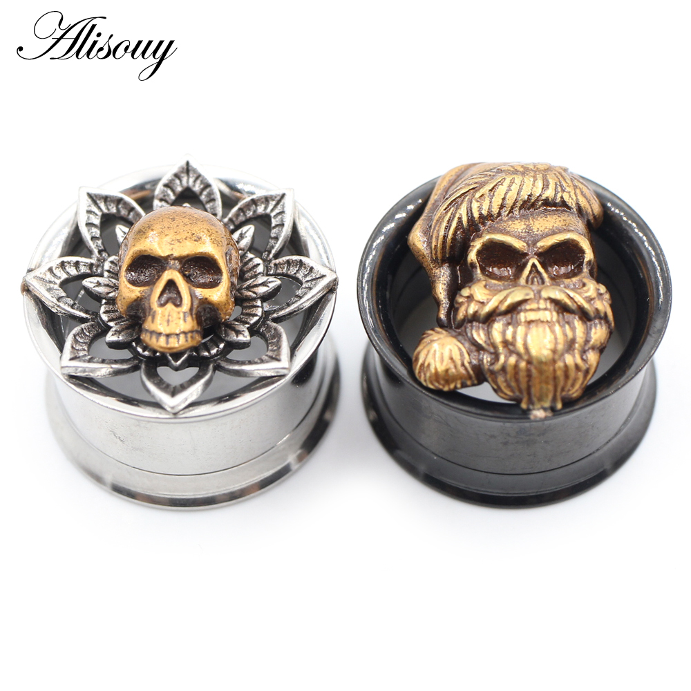 Alisouy 1PC Stainless Steel Gh - Body Jewelry Ear Gauges review and price