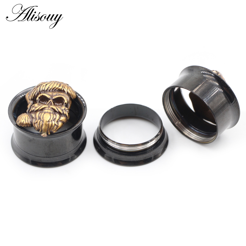 Alisouy 1PC Stainless Steel Gh - Body Jewelry Ear Gauges review and price