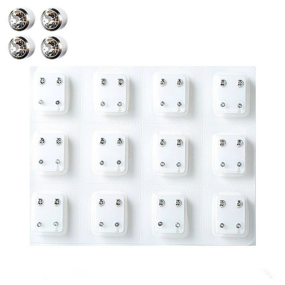 12 Pairs Crystal Medical Earri - Body Jewelry Kit review and price