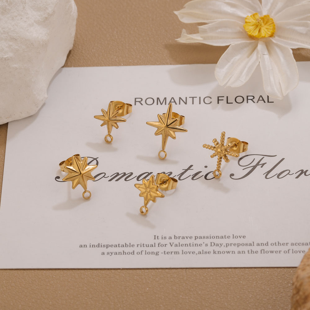 6pcs Stainless Steel Star Earr - Body Jewellery review and price