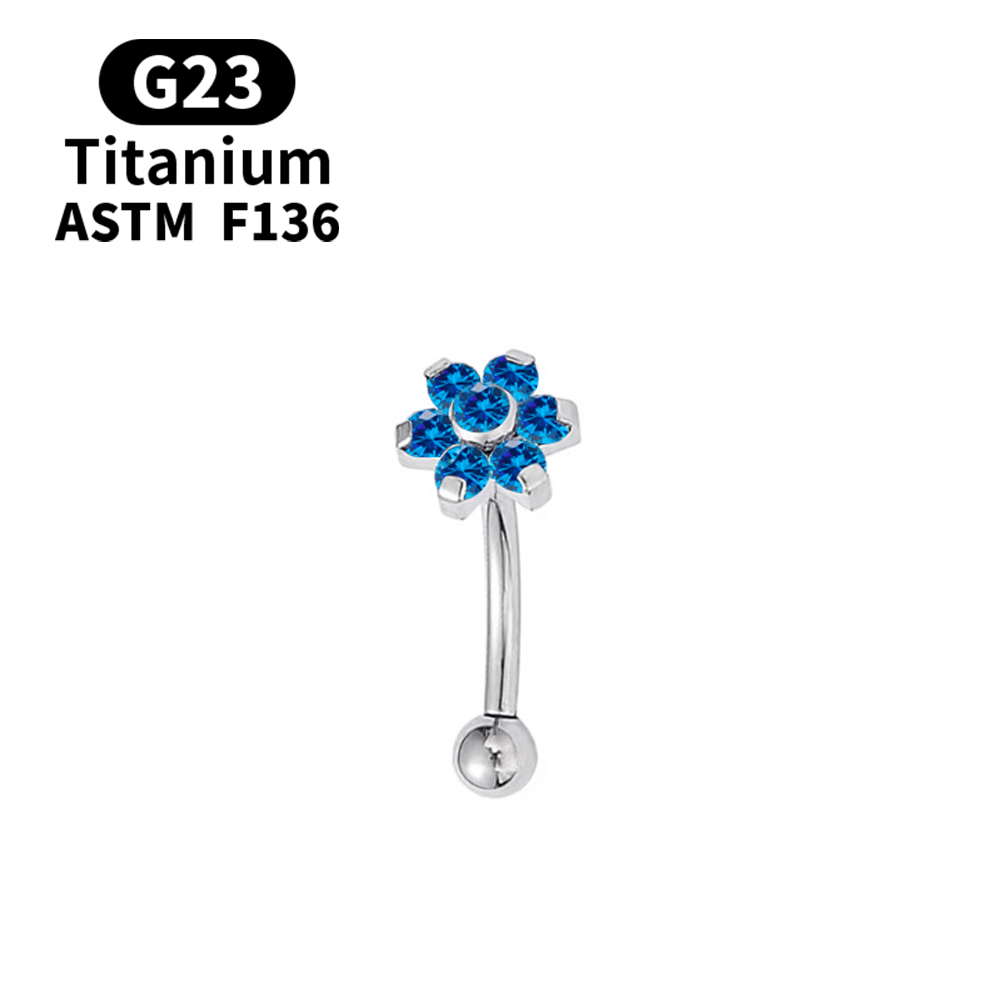 16G Romantic Belly Button Ring - Body Jewelry Metal Types review and price