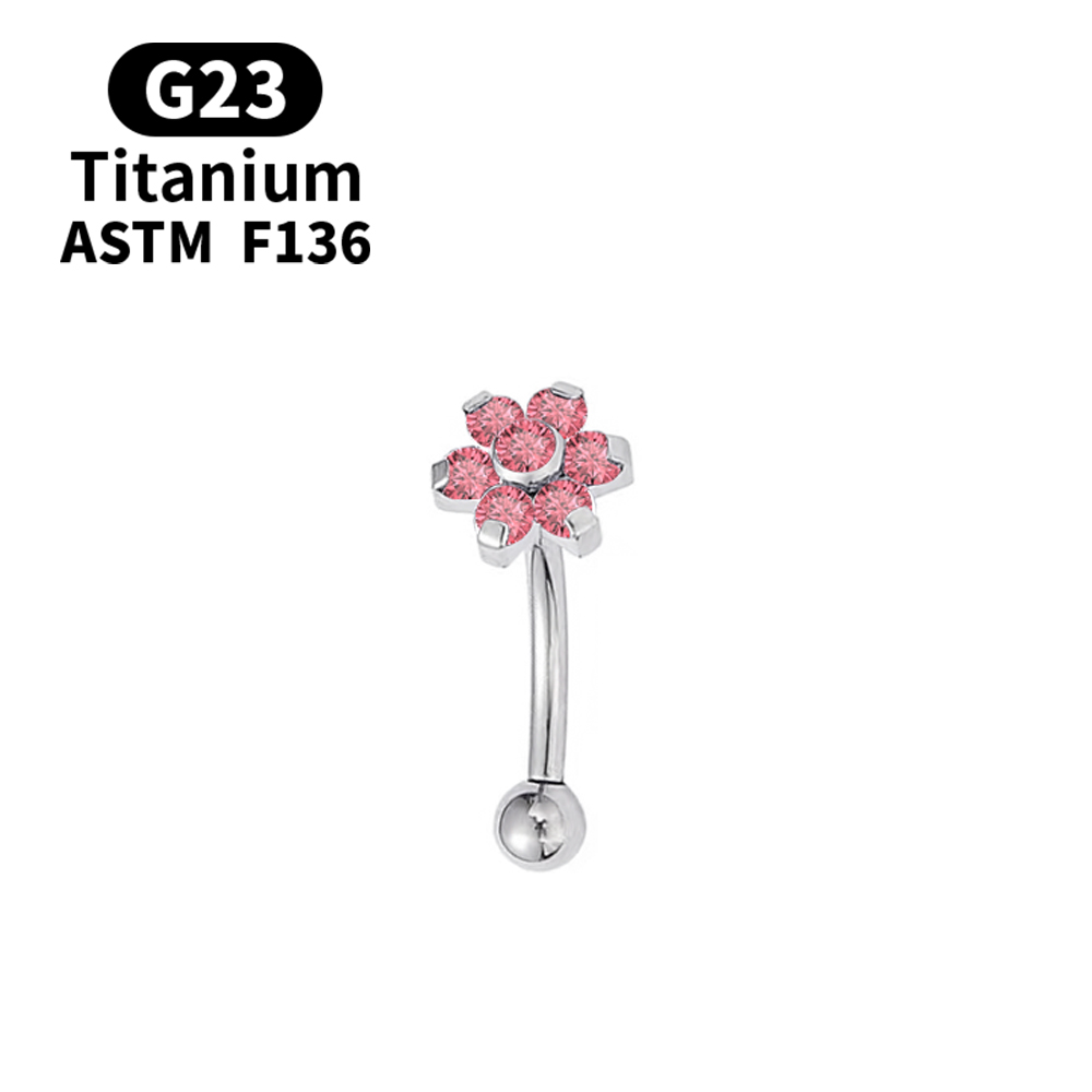 16G Romantic Belly Button Ring - Body Jewelry Metal Types review and price
