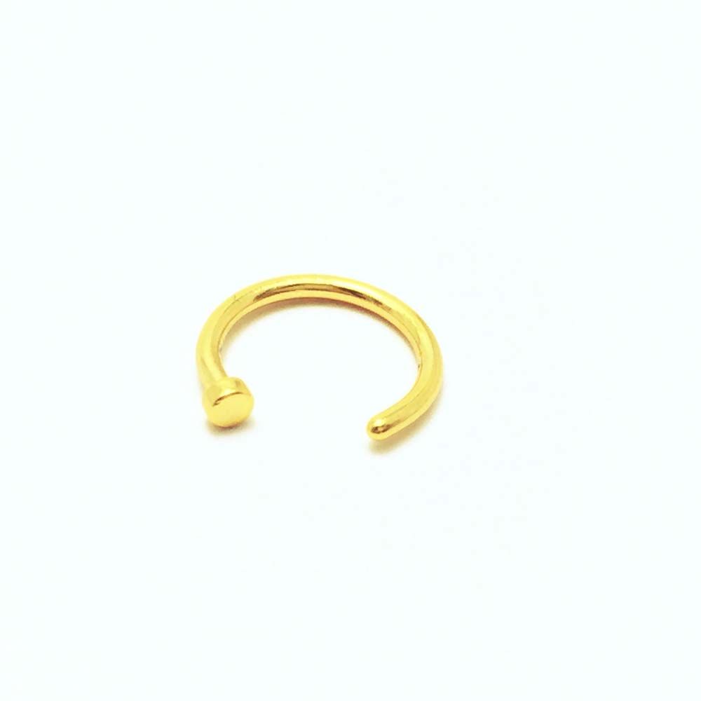Thin Septum C Shape Stud Earri - Body Jewelry Nose Studs review and price