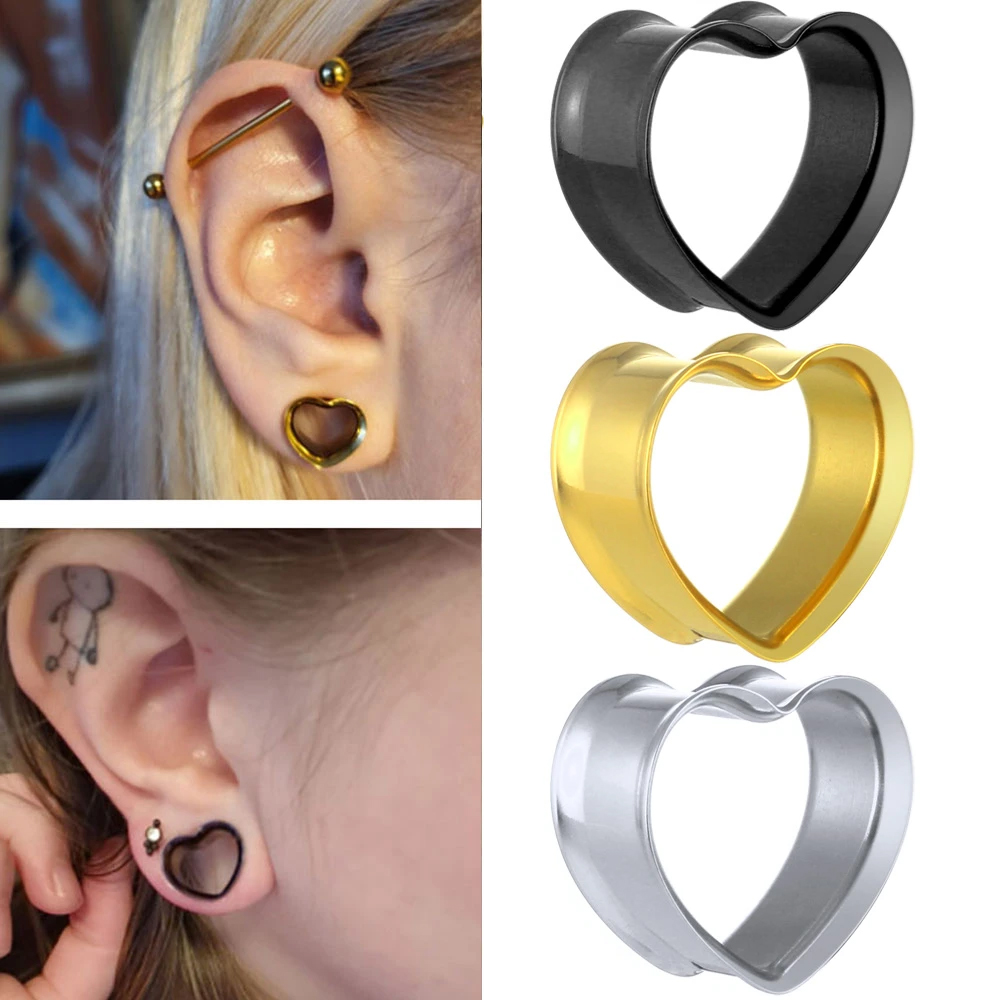 Doearko 2pcs Trendy Stainless  - Body Jewelry Ear Gauges review and price