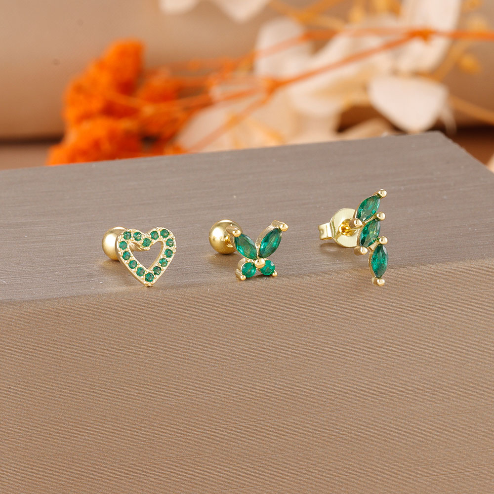 3PCS Gold Plated Heart Butterf - Body Jewelry Kit review and price
