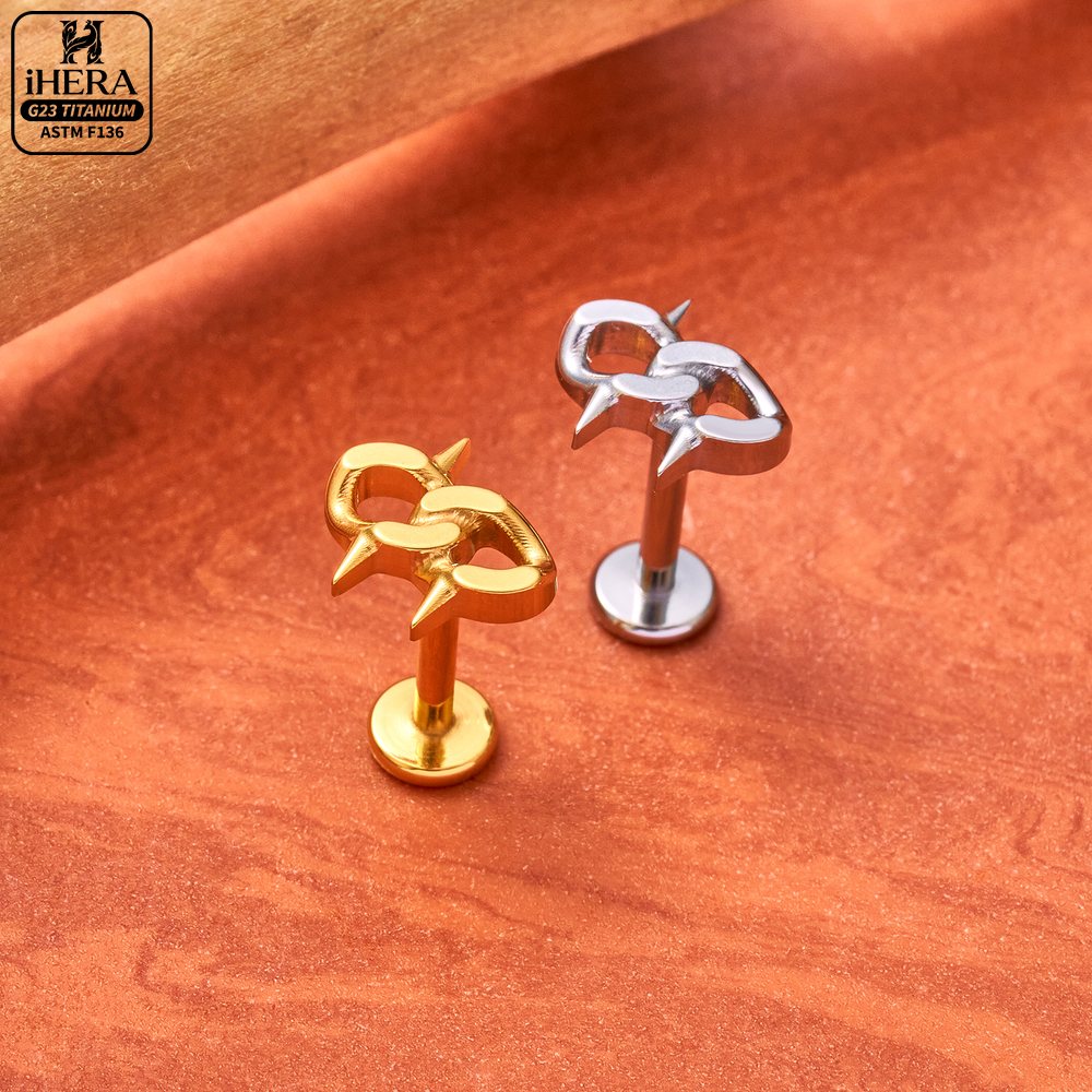 G23 Titanium Tiny Teardrop Dan - Rook Curved Barbell review and price