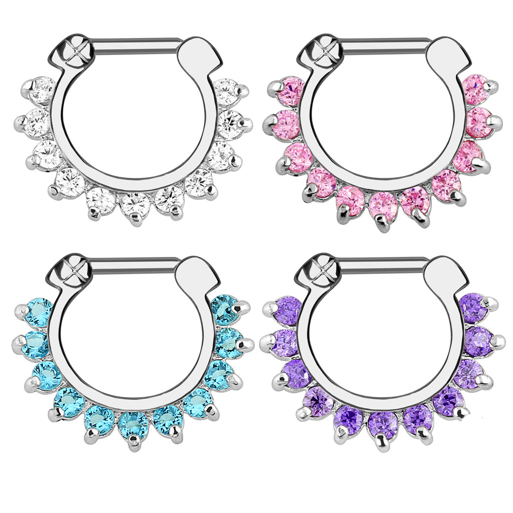 1pcs Hoop Clip On Nose Septum  - Body Jewelry Nose Studs review and price