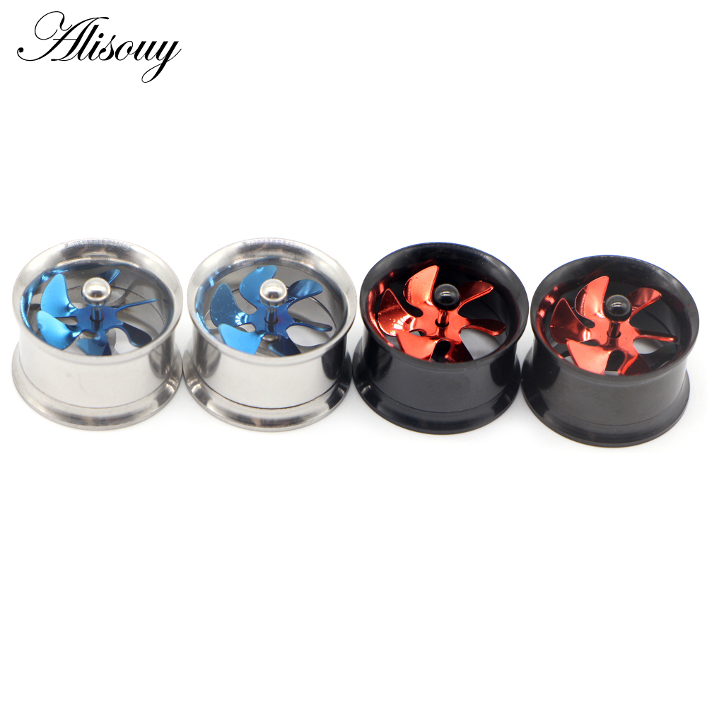 Alisouy 2Pcs Screw Propeller E - Body Jewelry Ear Gauges review and price