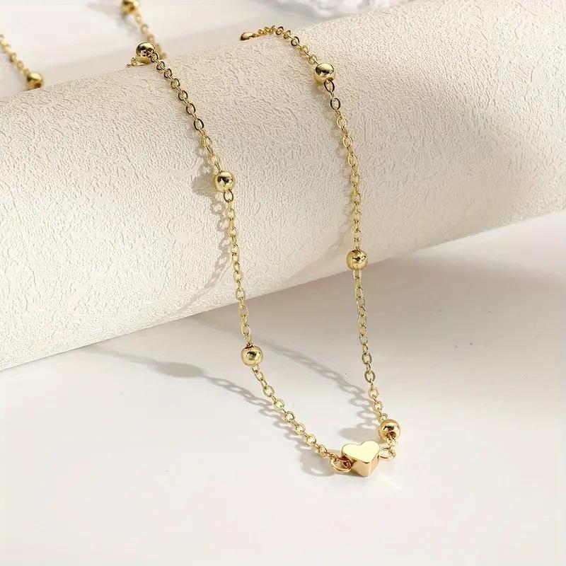 Girls Simple Heart Beaded Bell - Body Jewellery review and price