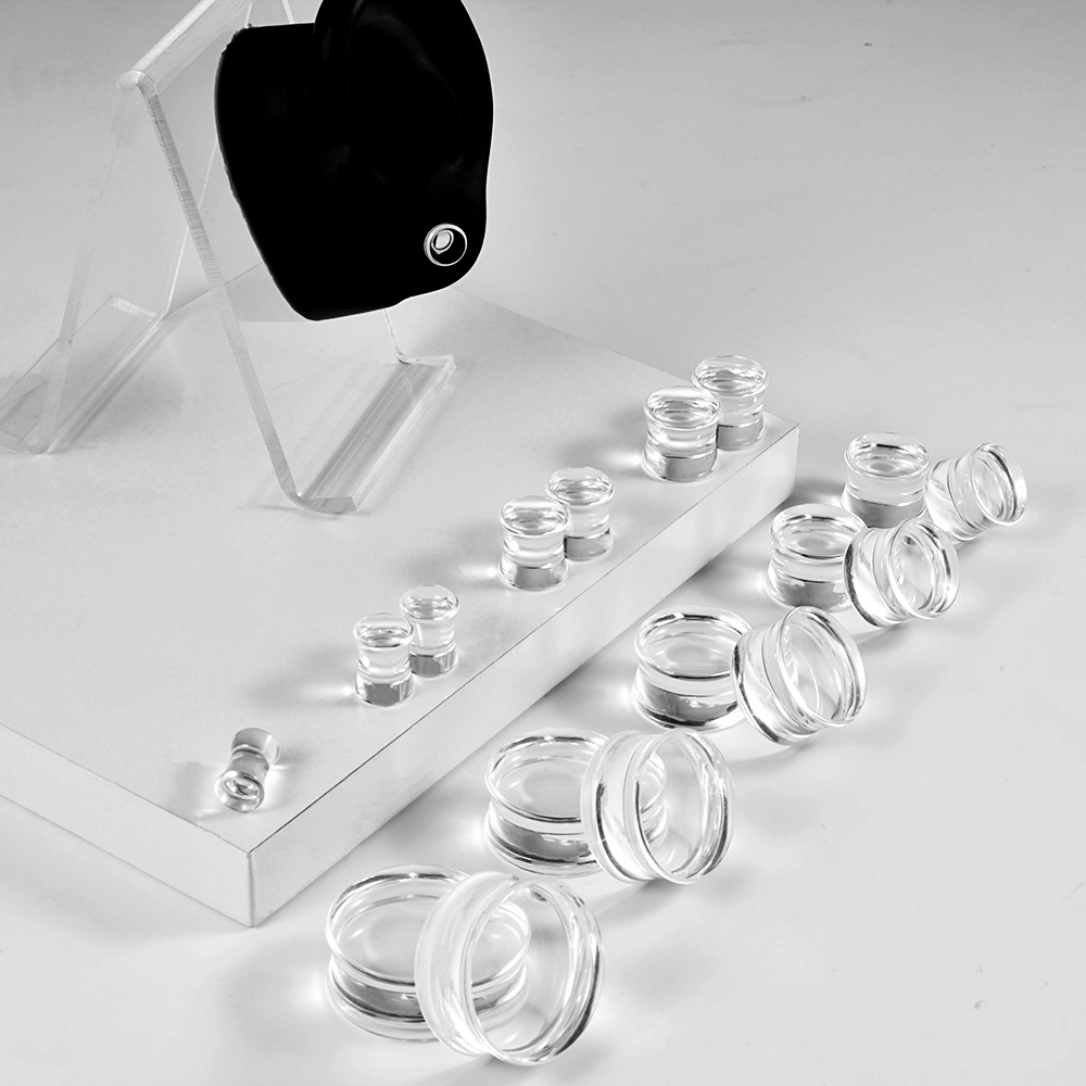 1PAIR Acrylic Transparent Colo - Body Jewelry Ear Gauges review and price