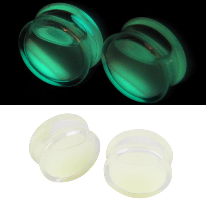 Luminous Liquid Ear Plug Tunne - Body Jewelry Ear Gauges review and price