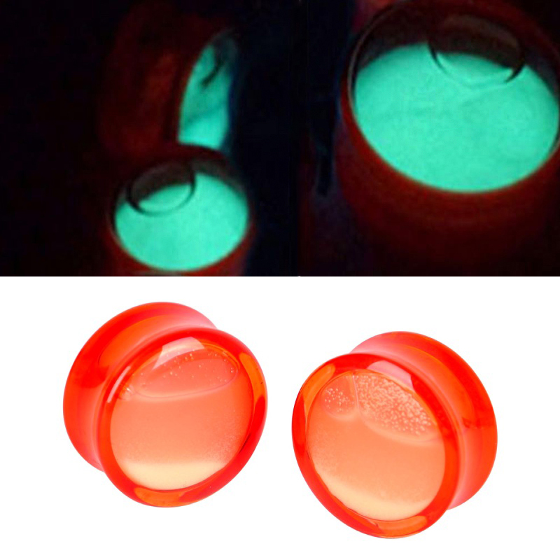 Luminous Liquid Ear Plug Tunne - Body Jewelry Ear Gauges review and price