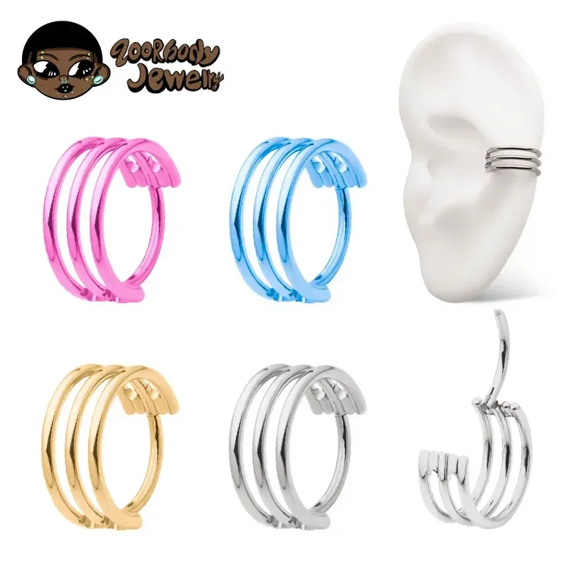 G23 Titanium Three Layer Hollo - Body Piercing Quality Jewelry review and price