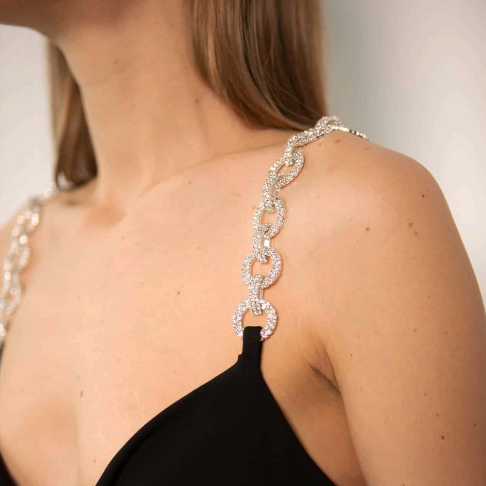 Rhinestone Bra Straps for Wome - Body Jewelry Diamond review and price