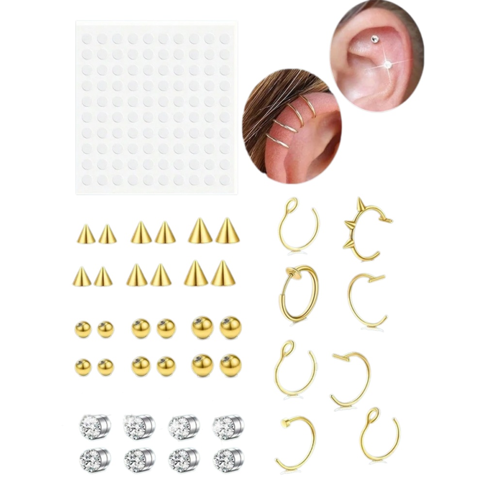 Fake Nose Rings Fake Septum Fo - Body Jewelry Nose Studs review and price