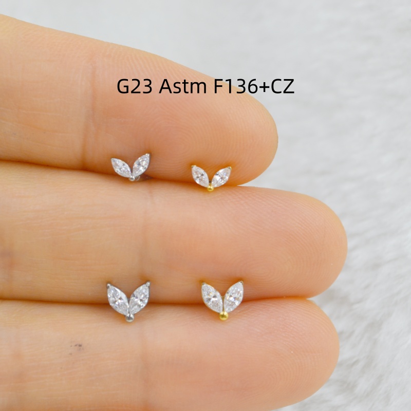 Lot10pcs G23 Titanium ASTM F13 - Rook Curved Barbell review and price