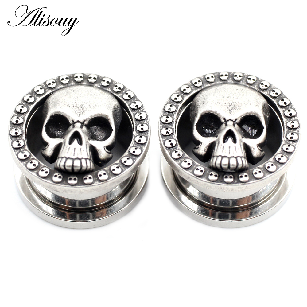 Alisouy 2PCS 8-25mm Stainless  - Body Jewelry Ear Gauges review and price