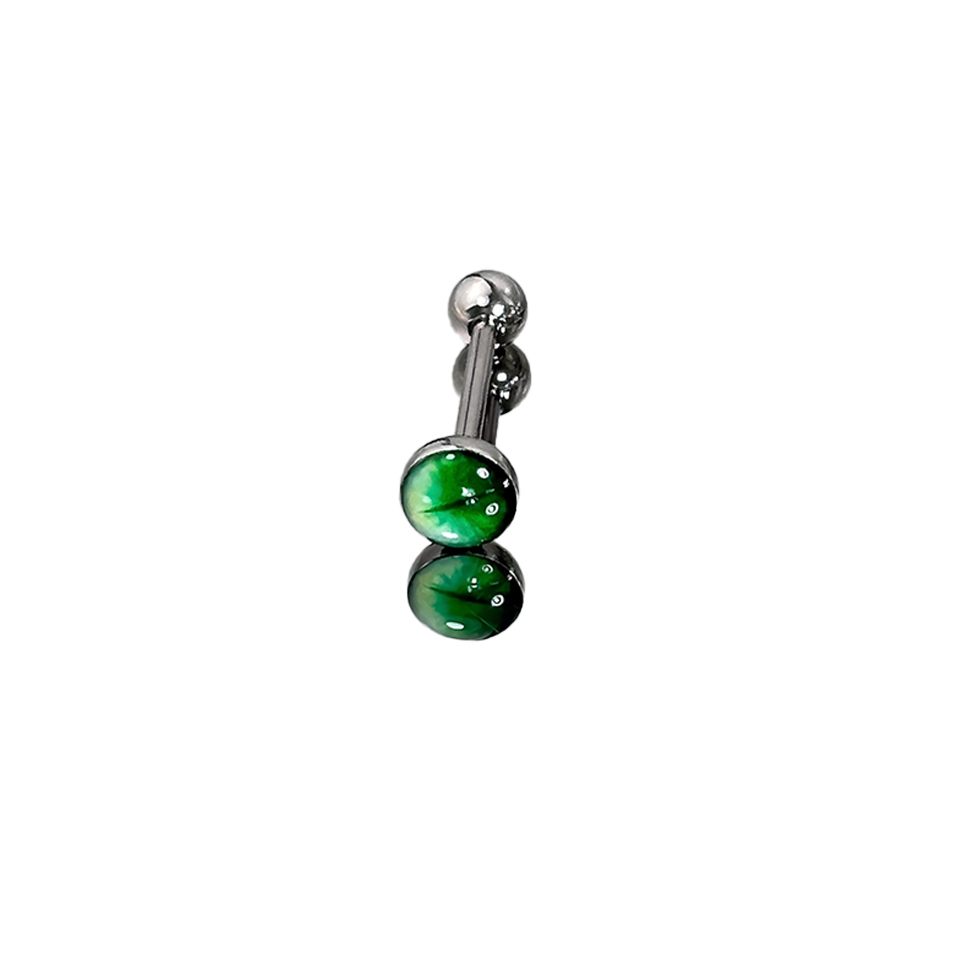 1Pc High-Quality Trendy Green  - Body Piercing Quality Jewelry review and price