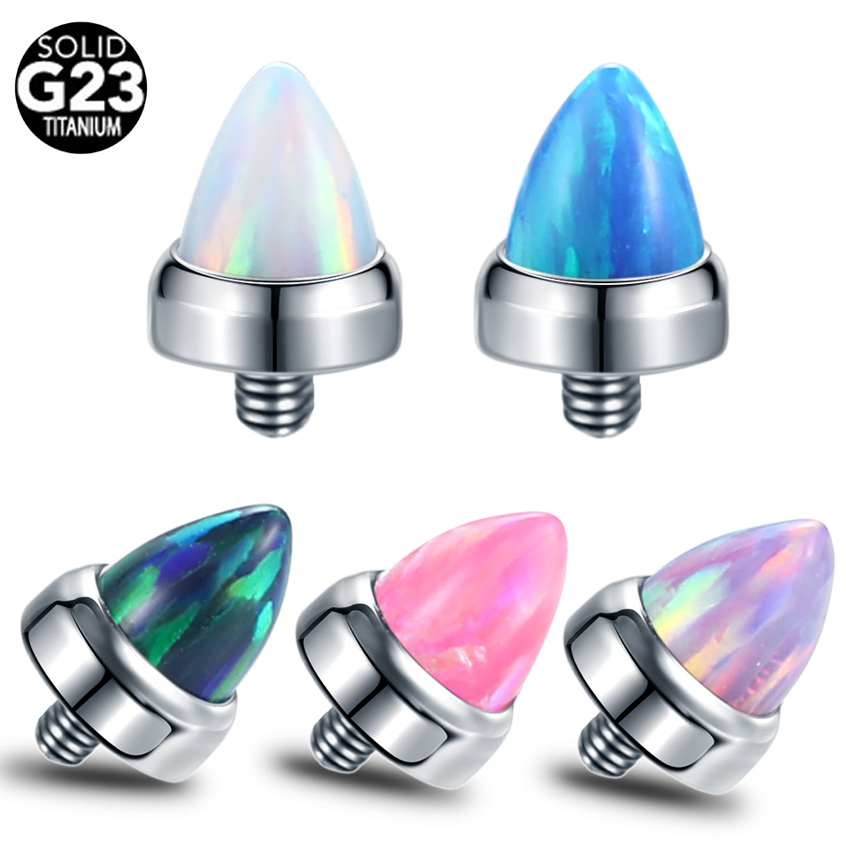 1PC Titanium Claw Set Opal Bul - Rook Curved Barbell review and price