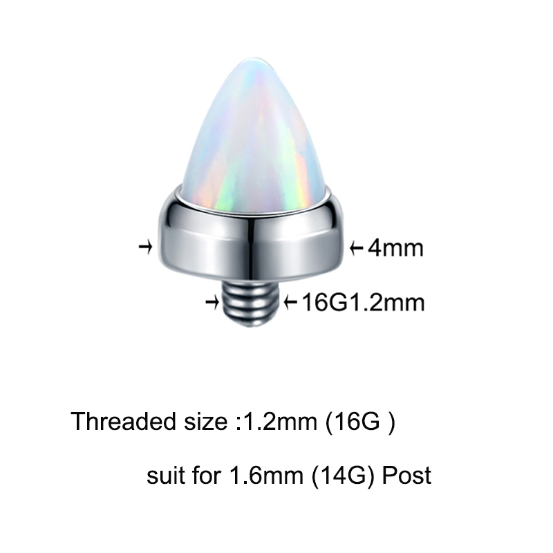 1PC Titanium Claw Set Opal Bul - Rook Curved Barbell review and price