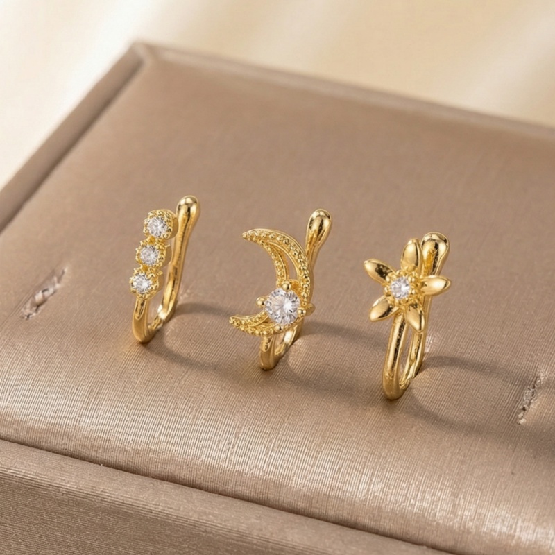 3-piece retro light luxury nos - Body Jewelry Nose Studs review and price