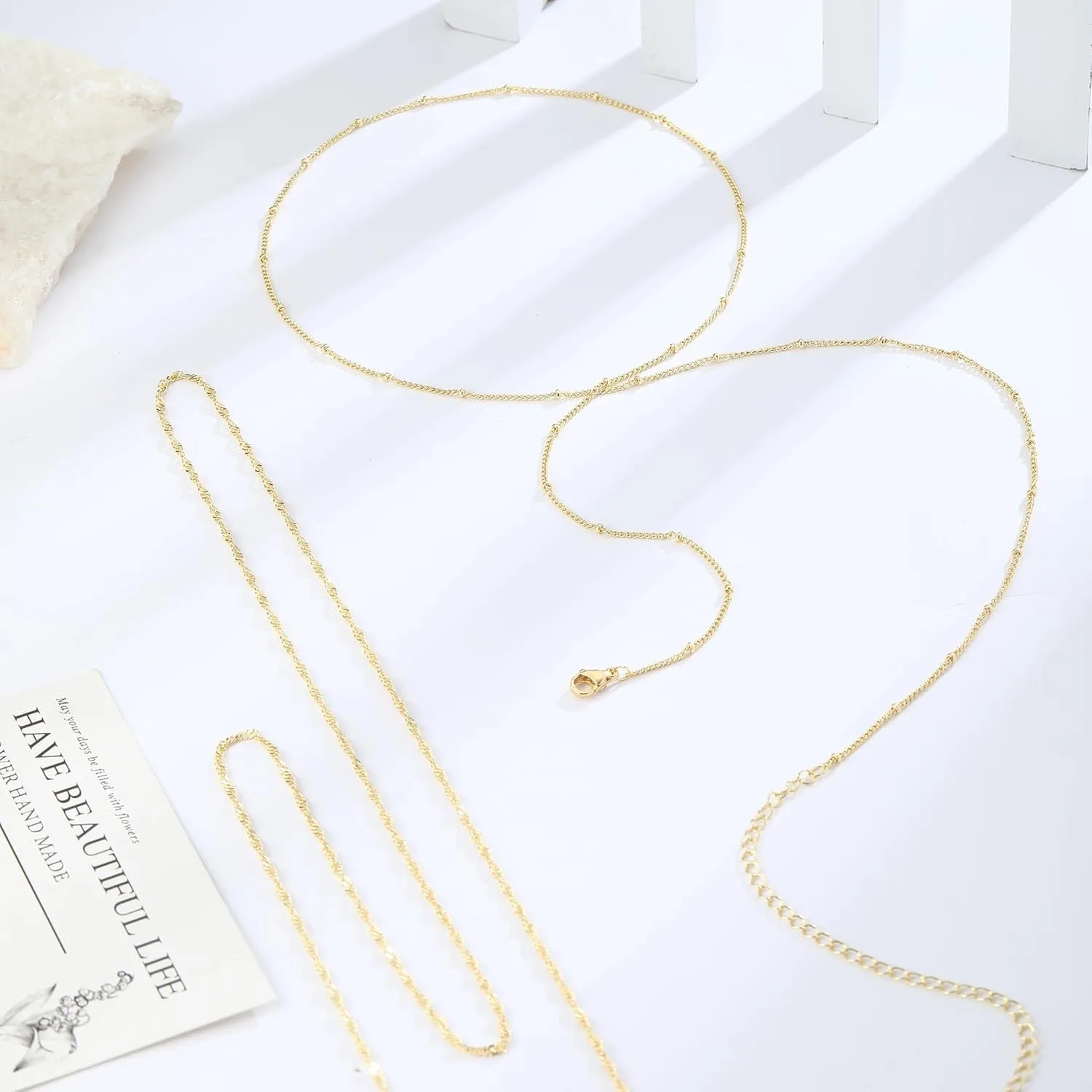 14k Gold Plated 26-33Inch Adju - Body Jewellery review and price