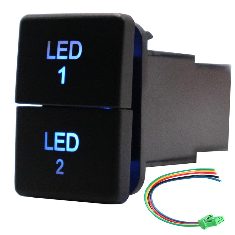 12V Dual Push Button Switch ON - Threadless Push Pin review and price