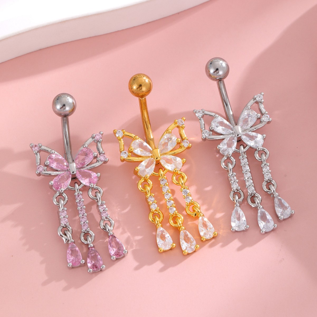 High Quality Copper With CZ Bu - Body Piercing Quality Jewelry review and price