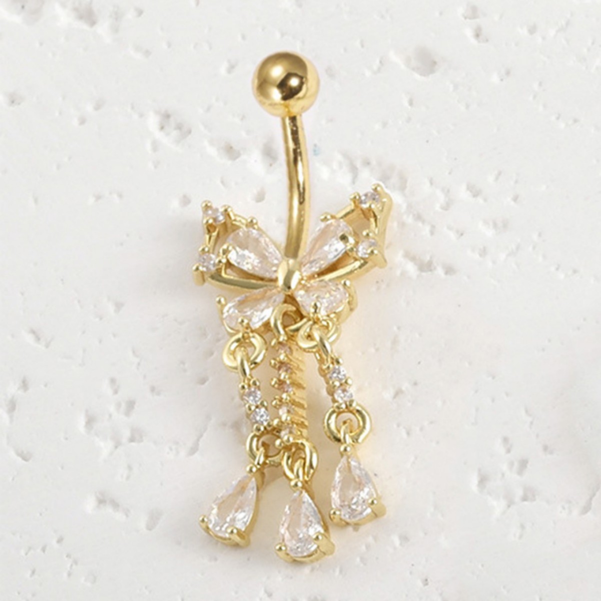 High Quality Copper With CZ Bu - Body Piercing Quality Jewelry review and price