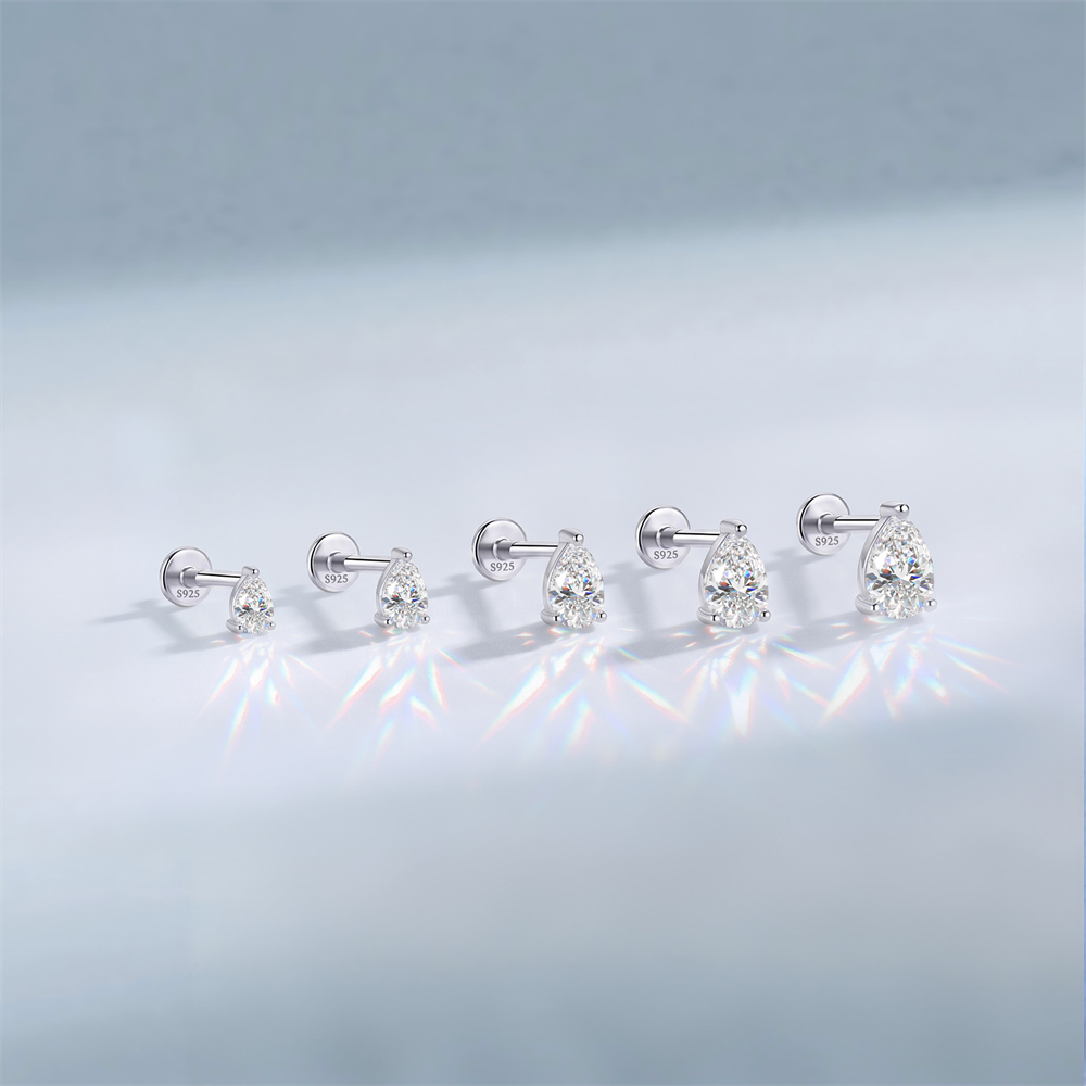 KOJ 1PC 925 Sterling Silver Cl - Body Piercing Quality Jewelry review and price