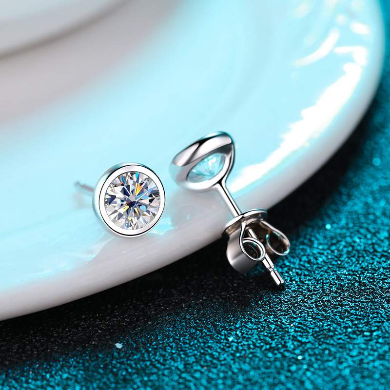 KNOBSPIN 1ct D Color Moissanit - Body Jewelry Diamond review and price